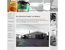 Tablet Screenshot of krautfabrik-spelten.de